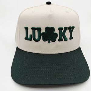 OTTO Green and Cream Lucky Hat